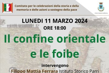&quot;Il confine orientale e le foibe&quot;, incontro con gli storici dell&#39;Istituto Parri