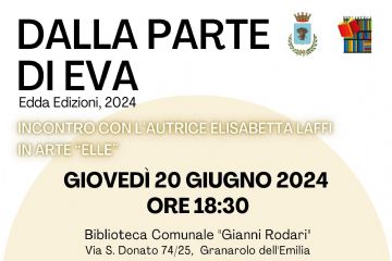 &quot;Dalla parte di Eva&quot;, presentazione in biblioteca