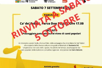 INCANTO: Passeggiata naturalistica al ritmo di canti popolari - RINVIATA A SABATO 5 OTTOBRE