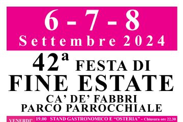 Festa di fine estate - Ca&#39; de&#39; Fabbri