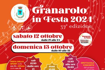 &quot;Granarolo in Festa&quot;, 11-13 ottobre la 37^ edizione