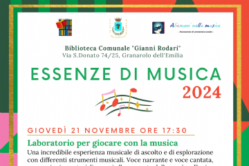 Essenze di Musica 2024: due laboratori musicali per bambini in Biblioteca