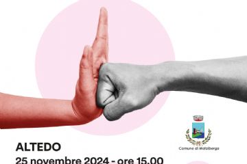 Inaugurazione panchina rossa donata da Coop Reno al Comune di Malalbergo