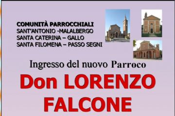 Ingresso nuovo Parroco Don Lorenzo Falcone