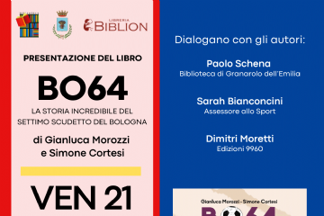 Presentazione del libro &quot;BO64&quot;, la storia incredibile del settimo scudetto