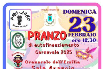Pranzo di autofinanziamento per il Carnevale