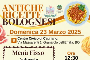 A Cadriano un viaggio nei sapori della tradizione bolognese