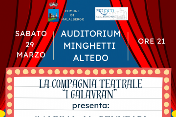 &quot;L&#39;ARIVA AL SENNDIC&quot; Commedia dialettale