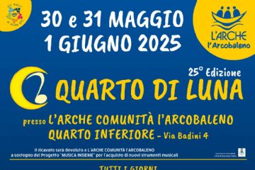 &quot;Quarto di Luna&quot; , torna la festa alla comunit&#224; L&#39;Arche l&#39;Arcobaleno