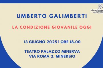 Incontro pubblico &quot;La condizione giovanile oggi&quot; a cura di Umberto Galimberti