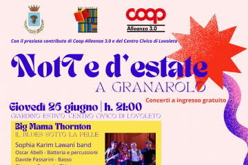 &quot;NotTe d&#39;Estate&quot;: tre concerti gratuiti a Lovoleto e capoluogo