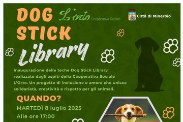 Inaugurazione Dog Stick Library
