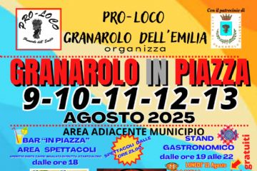 Granarolo in Piazza 2025: cinque serate di gusto, musica e divertimento