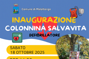Inaugurazione colonnina salvavita defibrillatore