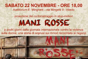 Mani Rosse _ Proiezione dle cortometraggio in stop-motion