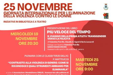 Giornata per l&#39;eliminazione della violenza contro le donne, gli eventi a Granarolo dell&#39;Emilia