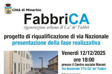 FabbriCA - Presentazione del progetto di riqualificazione di via Nazionale – Ca’ de’ Fabbri