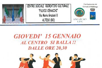 Al Centro si balla - Giovedì 15 Gennaio