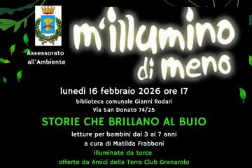 “M’illumino di Meno”: una settimana di iniziative tra letture, scambi e cena al buio