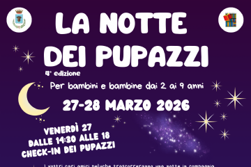 “La Notte dei Pupazzi”: storie e avventure per i bimbi in Biblioteca