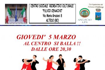 Al Centro si balla! Serata danzante con il Gruppo Musicale Nicolò Quercia Carlotta Marchesini