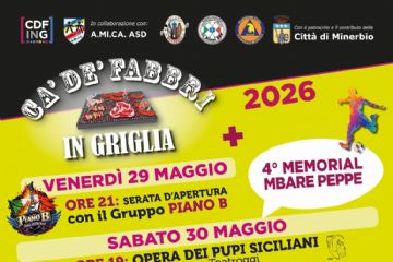 Ca' de' Fabbri in griglia e 4° Memorial Mbare Peppe 
