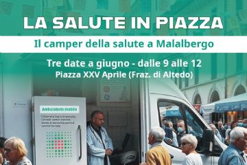 La salute in piazza - Il camper della salute a Malalbergo "Primo soccorso"