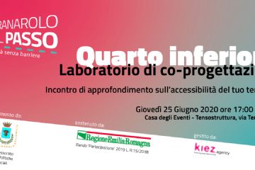 &quot;Granarolo al passo&quot;  Laboratorio di co-progettazione alla &quot;Casa degli Eventi&quot; a Quarto