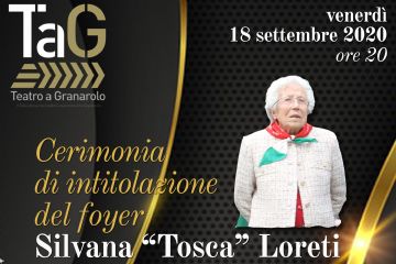 Intitolazione del foyer del teatro TaG Teatro 