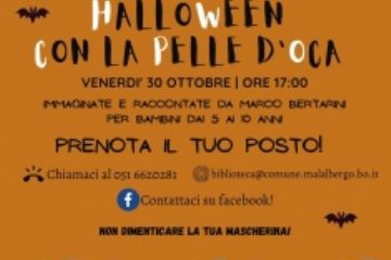Halloween con la pelle d&#39;oca