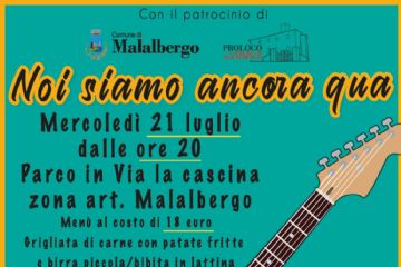 &quot;Noi siamo ancora qua&quot; - Serata con gruppo musicale e stand gastronomico