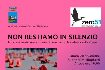 &quot;Non restiamo in silenzio&quot; - Iniziativa contro la violenza sulle donne