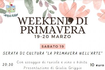 Fine settimana di primavera con Campus Adriani