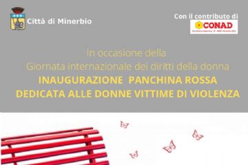 Inaugurazione Panchina rossa presso il Parco Don Puglisi