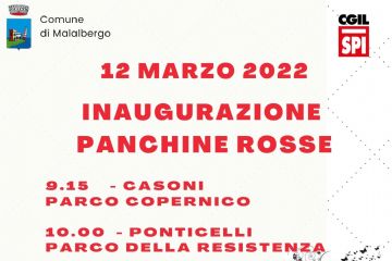 Sabato 12 marzo 2022 - Inaugurazione delle panchine rosse