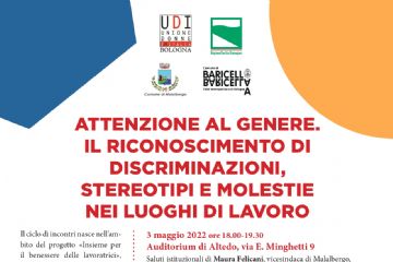 RINVIATO - &quot;Insieme per il benessere delle lavoratrici&quot; - Ciclo di incontri