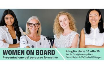 &quot;Women on board&quot;, presentazione percorso formativo