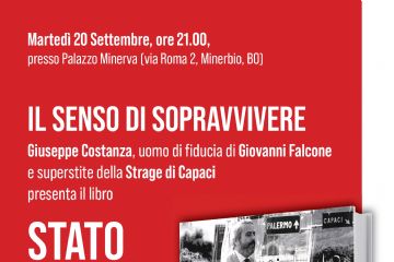 Il senso di sopravvivere: Giuseppe Costanza, uomo di fiducia di Giovanni Falcone, incontra la cittadinanza a Palazzo Minerva