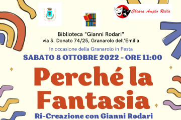 Rodari torna in biblioteca con lo spettacolo di Chiara Amplo Rella
