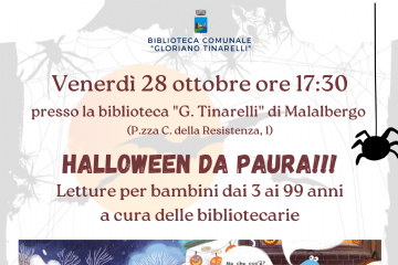 HALLOWEEN DA PAURA!!!  LETTURE IN BIBLIOTECA