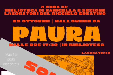 EVENTO SOLD OUT La biblioteca stregata: Halloween in biblioteca, passeggiata del terrore ed escape room