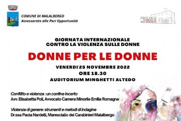 Donne per le Donne - Convegno in occasione della Giornata Internazionale contro la violenza sulle donne