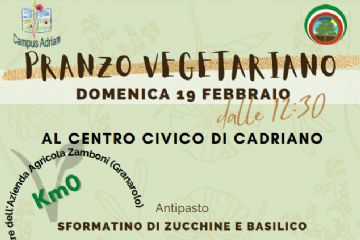 Pranzo vegetariano con Campus Adriani