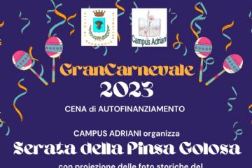 Cena di Campus Adriani per Giornata Donna e Carnevale