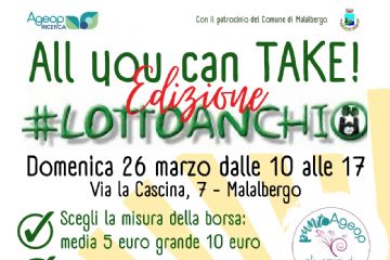 All you can TAKE - Edizione #lottoanchio - Evento AGEOP