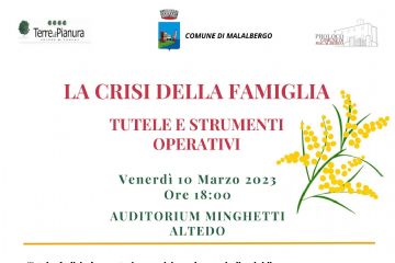 Convegno &quot;LA CRISI DELLA FAMIGLIA, TUTELE E STRUMENTI OPERATIVI&quot;
