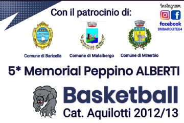 5&#176; MEMORIAL PEPPINO ALBERTI BASKETBALL
