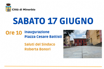 Inaugurazioni - Piazza Cesare Battisti e pista ciclopedonale