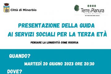 PRESENTAZIONE DELLA GUIDA AI SERVIZI SOCIALI PER LA TERZA ETA&#39;