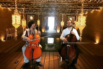 I violoncellisti “GuerzonCellos” a Lovoleto per “Borghi e Frazioni in Musica”